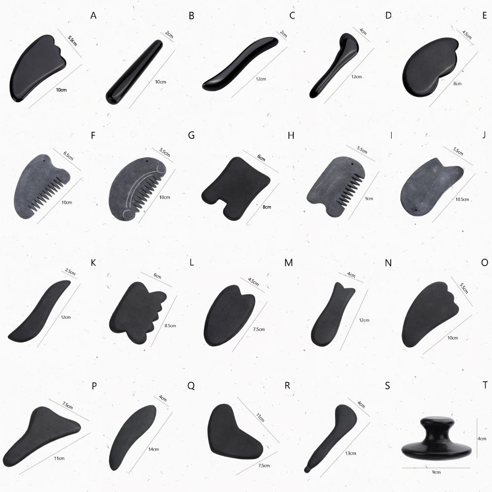Black Obsidian Gua Sha | Hevya
