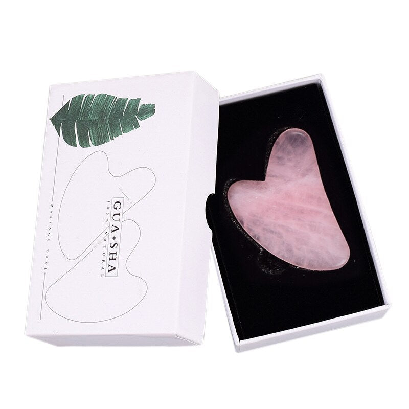 Rose Quartz Gua Sha Set