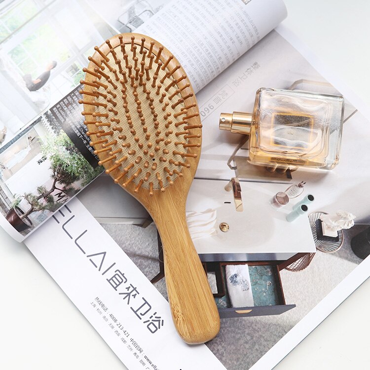 Natural Bamboo hair brush | Hevya