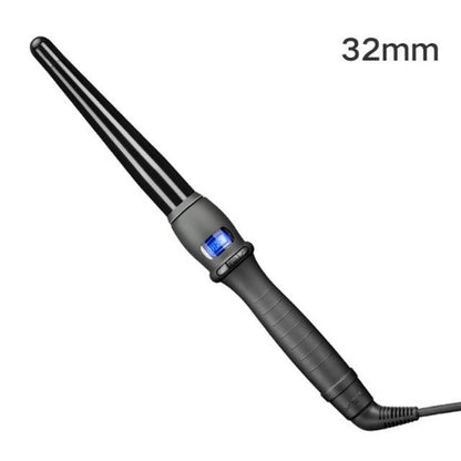 Pro Ceramic Clipless Curling Iron Set with Four Ceramic/Tourmaline Interchangeable Heads, Heat Resistant Glove and 140 – 450 Degree Variable Temperature